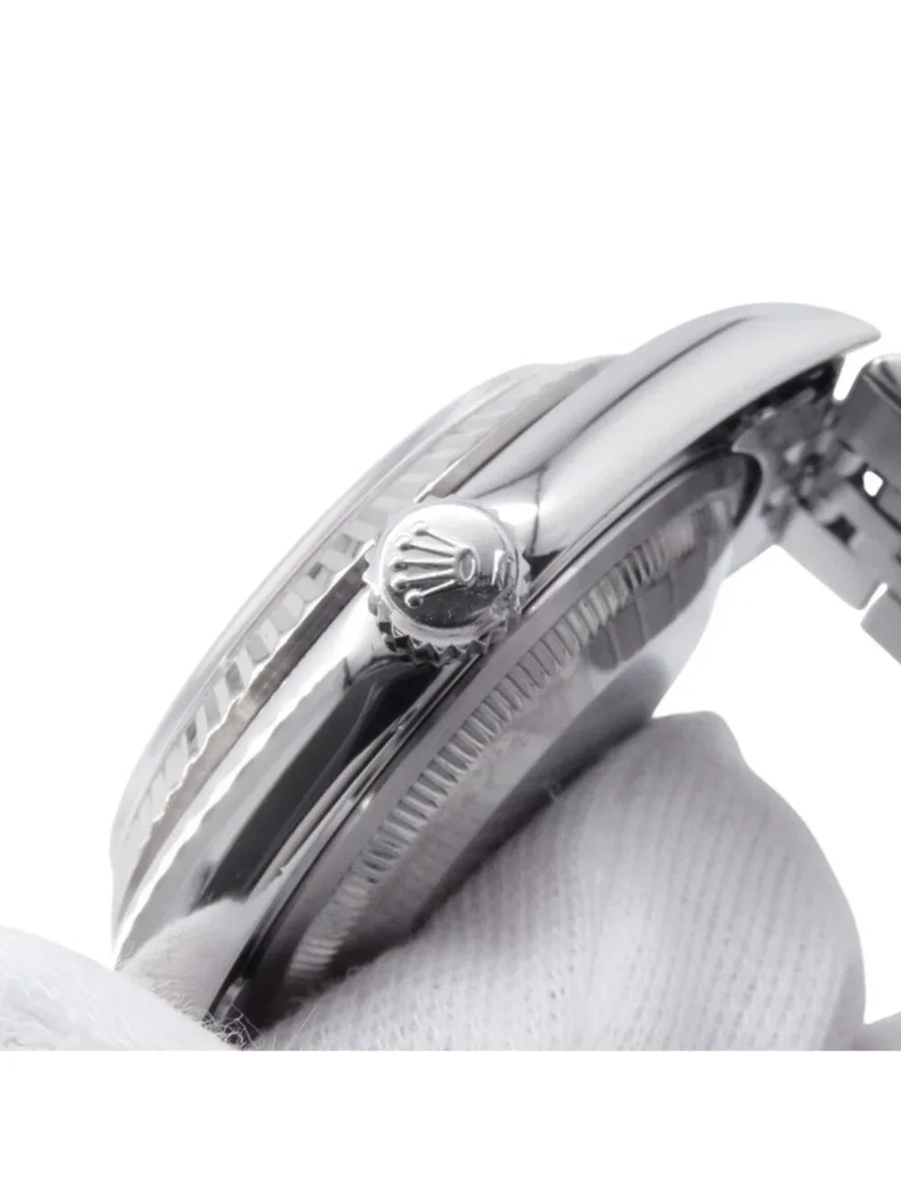 Rolex Datejust 36 Roulette SS White Gold Black Dial Diamond